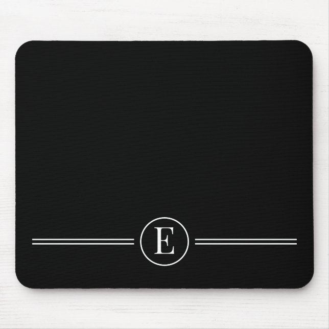 Mousepad preto simples (Frente)