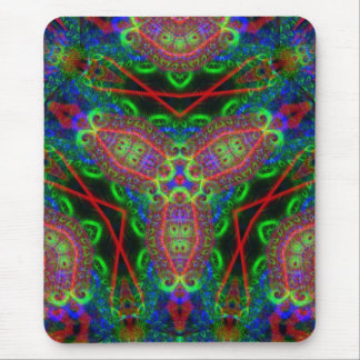 Mousepad PretoLiTePsicodélico