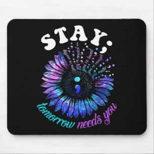 Mousepad Prevenção ao suicídio A permanência amanhã precisa