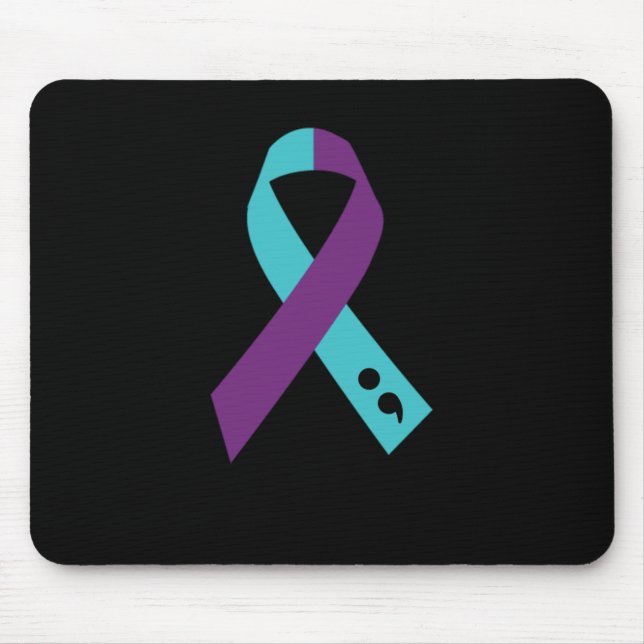 Mousepad Prevenção ao Suicídio de Fita Roxa Tea (Frente)