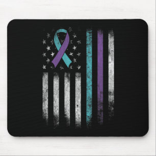 Mousepad Prevenção ao suicídio Sensibilização da Bandeira A