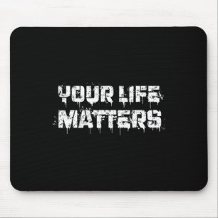 Mousepad Prevenção ao suicídio Sensibilização para os seus