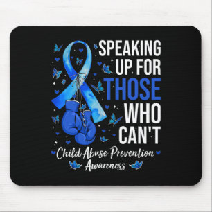 Mousepad Prevenção de abuso infantil Sensibilização Boxando