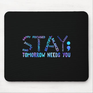 Mousepad Prevenção de Suicídio das Mulheres Fica Amanhã Pre