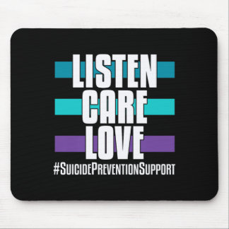 Mousepad Prevenção Ouça Cuidado Amor _ Para Apoiantes