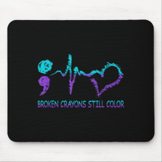 Mousepad Prevenção Saúde Mental Fique Colorido