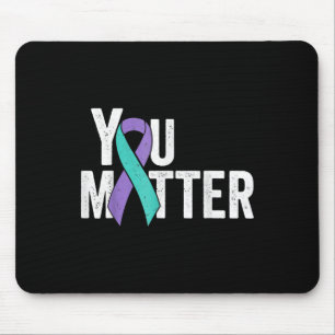 Mousepad Prevenir o Suicídio Awarenes Roxos