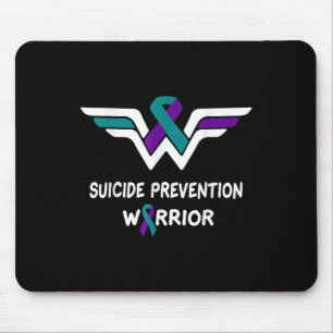 Mousepad Prevenir o Suicídio Sensibilização Guerreira Púrpu