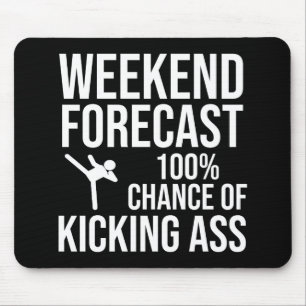 Mousepad Previsão de fim de semana - 100% de chance de Mand