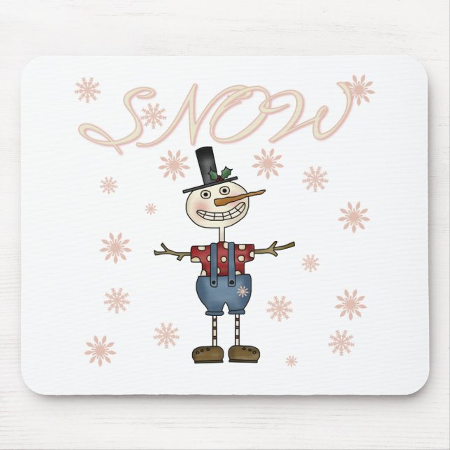 Mousepad Prim Snowman Camisetas e presentes (Frente)
