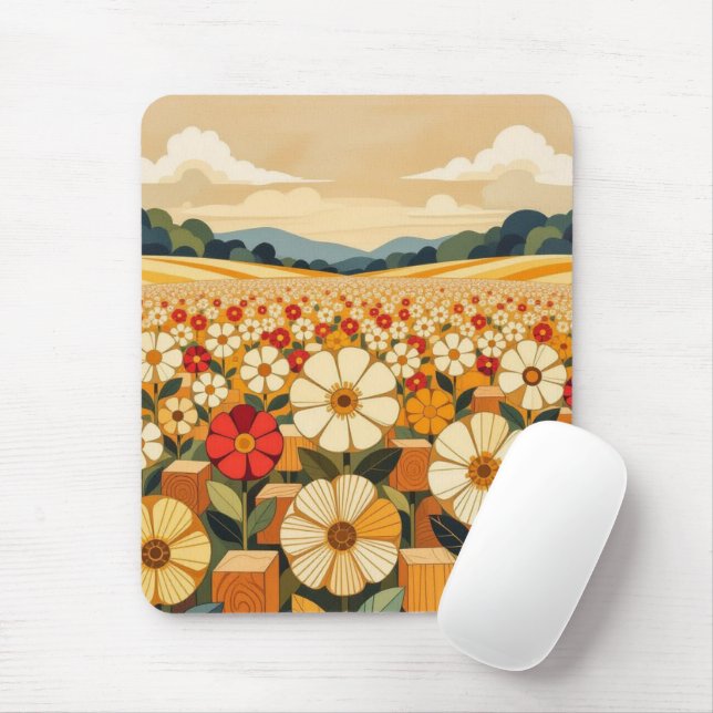 Mousepad Primavera (Com mouse)