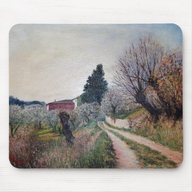 Mousepad PRIMAVERA ANTERIOR EM VERNALESE/Paisagem Toscana (Frente)