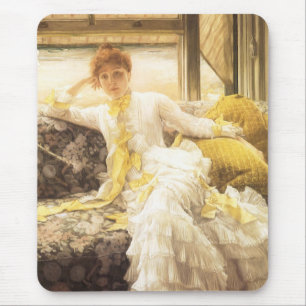 Mousepad Primavera (beira-mar) de James Tissot, Retrato Vin