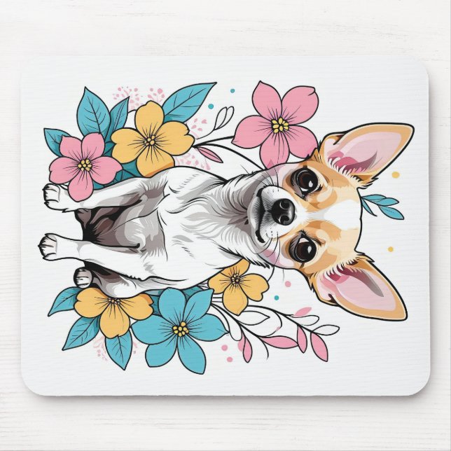 Mousepad Primavera Chihuahua (Frente)