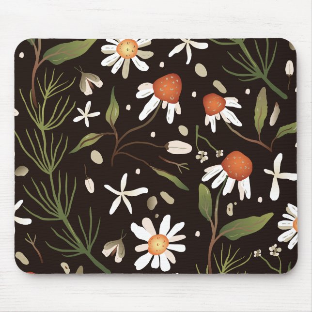 Mousepad Primavera de Fashion de Padrão de Superfície Flora (Frente)