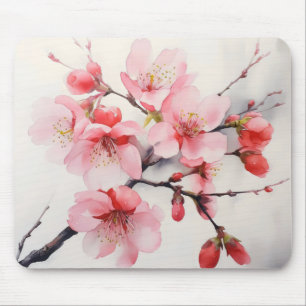 Mousepad Primavera do Ramal de Cereja Rosa