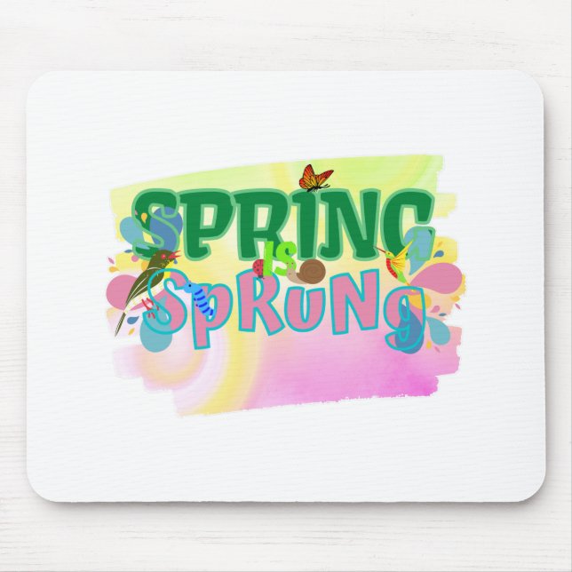 Mousepad Primavera é primavera de amor (Frente)