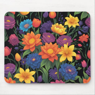 Mousepad Primavera floral colorido