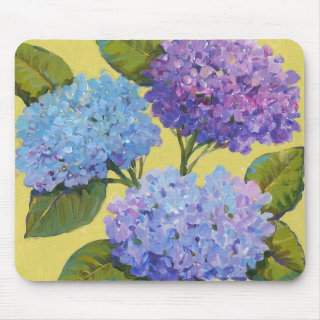 Mousepad Primavera Hydrangeas I (Frente)
