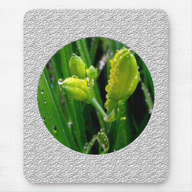 Mousepad primavera verde-lírios (Frente)