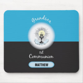 Mousepad Primeira Comunhão do Neto, Xícara Azul