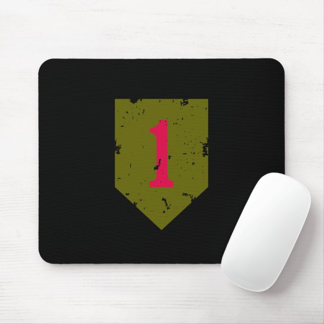 Mousepad Primeira Divisão de Infantaria "Big Red One" (Com mouse)