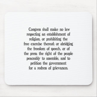 Mousepad Primeira Emenda