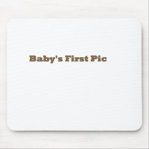 Mousepad Primeira Imagem do Bebê O MUSEU Zazzle Oferece