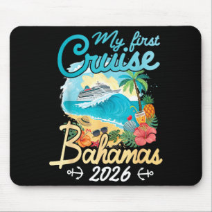 Mousepad Primeira viagem de cruzeiro bahamas 2026 férias vi