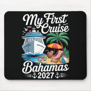 Mousepad Primeira viagem de cruzeiro bahamas 2027 férias vi
