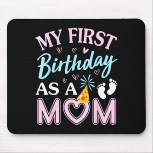 Mousepad Primeiro aniversário como mãe feliz dia das mães m