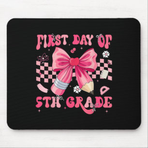 Mousepad Primeiro Dia Da Quinta Série Laco Coquette Lápis D