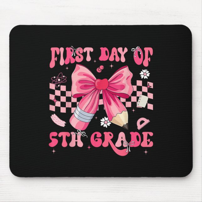 Mousepad Primeiro Dia Da Quinta Série Laco Coquette Lápis D (Frente)