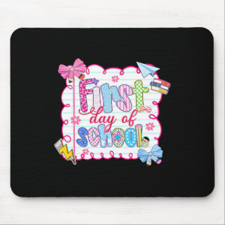 Mousepad Primeiro Dia De Aula Laço De Coquete Preparatório
