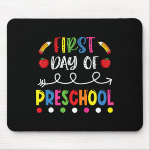Mousepad Primeiro dia de pré-escola de volta à escola
