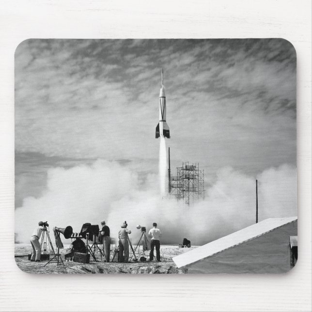 Mousepad Primeiro lançamento de Rocket, Cabo Canaveral, (Frente)