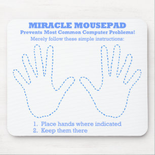 Mousepad Primeiro PC do Newbie engraçado ou computador