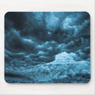 Mousepad Primeiro plano de gelo azul, Islândia