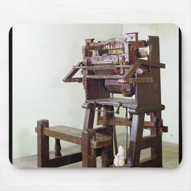 Mousepad Primeiro tear para meias de tecelagem, 1750 (Frente)