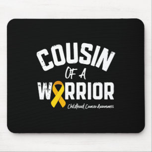 Mousepad Primo de um Guerreiro Conscientização do Câncer In