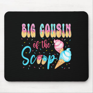 Mousepad Primo grande da revelação do sexo do sorvete