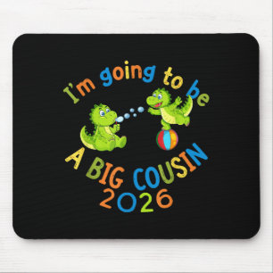 Mousepad Primo Grande Dinossauro Fofo Revelação de Gravidez