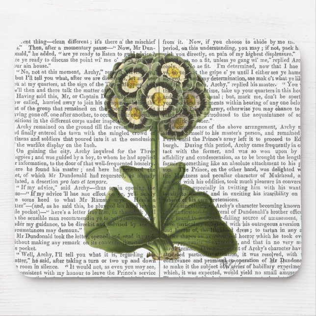 Mousepad Primula Auricula Azul (Frente)
