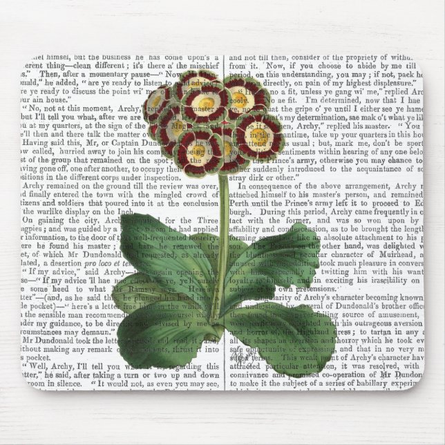 Mousepad Primula Auricula Vermelha (Frente)