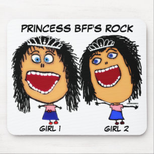 Mousepad Princesa Best Friends Rock
