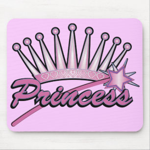 Mousepad Princesa cor-de-rosa Coroa