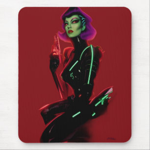 Mousepad Princesa Cybrella na Festa Cyberpunk