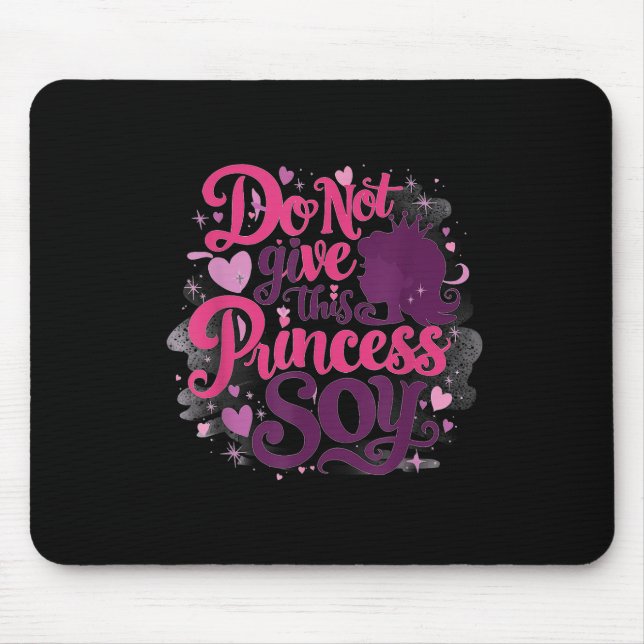 Mousepad Princesa Da Escola Elementar E Alergia À Soja (Frente)