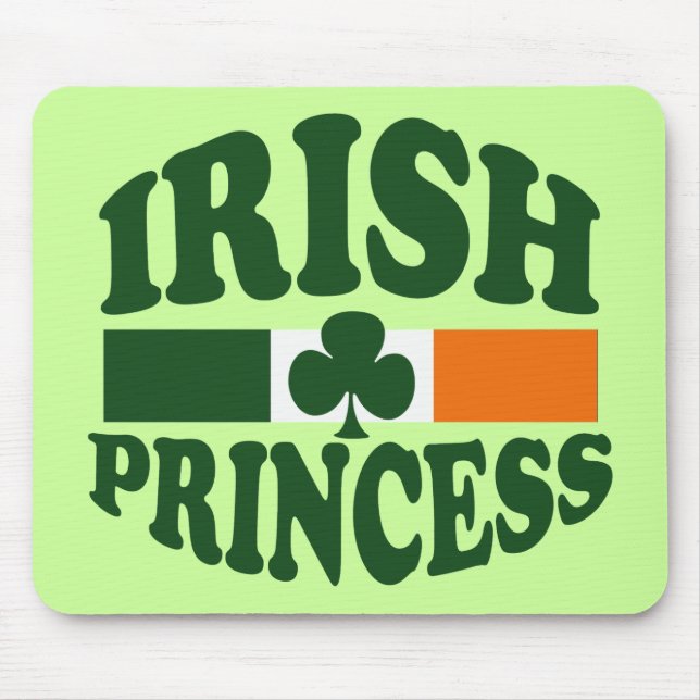 Mousepad Princesa irlandesa clássica (Frente)