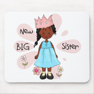 Mousepad Princesa Irmã Africana Americana